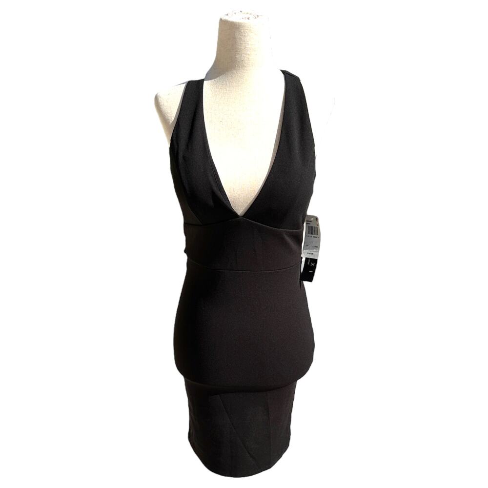 Trixxi Black Bodycon Mini Dress Hoco Sexy Size 1